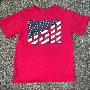 Children’s Place Red USA Shirt Size 5-6